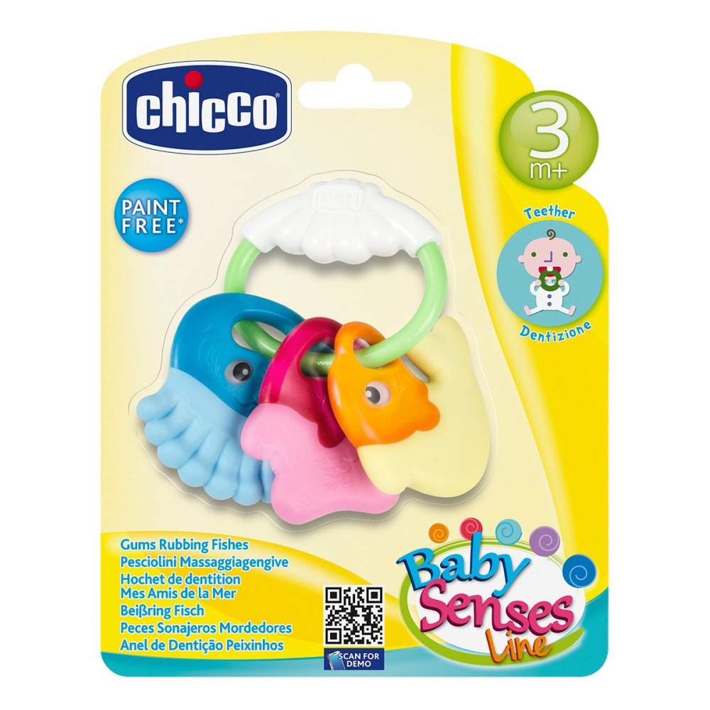 Игрушка-погремушка мягкая Chicco Рыбки