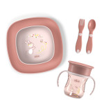 Набор посуды Chicco Set Pappa 12м+ Розовый