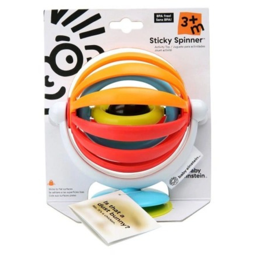 Іграшка до стільчика для годування Baby Einstein Sticky Spinner Іграшка до стільчика для годування Baby Einstein Sticky Spinner