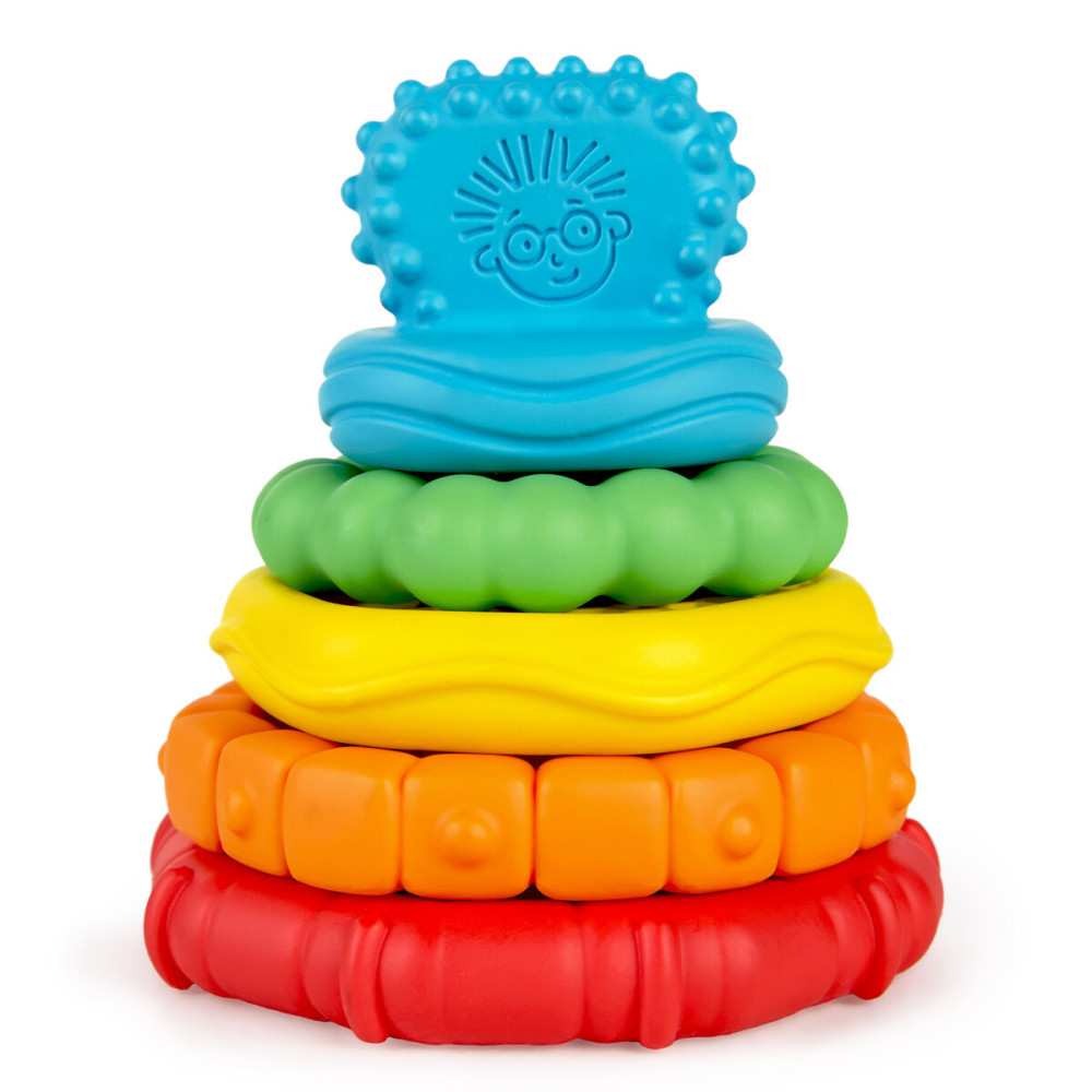 Baby Einstein Stack & Teethe - іграшка-пірамідка 2 в 1 з прорізувачами від народження