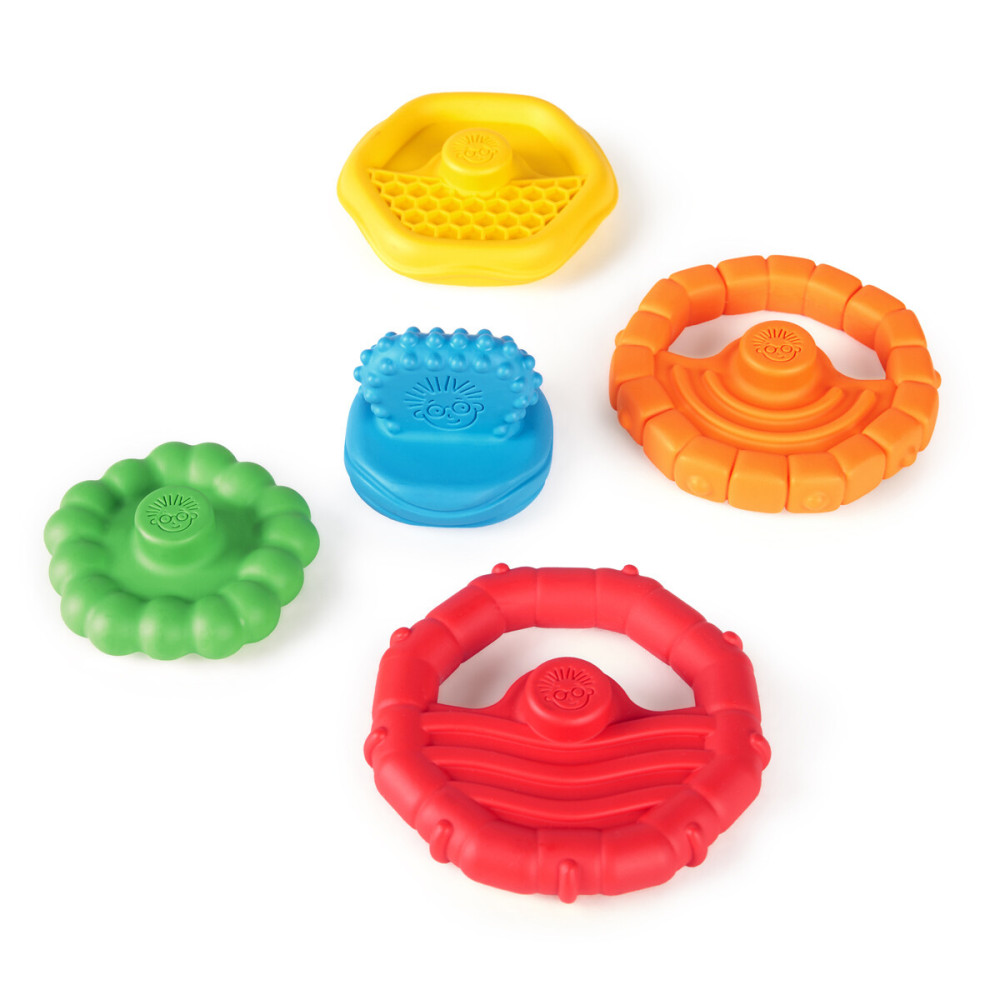 Baby Einstein Stack & Teethe - іграшка-пірамідка 2 в 1 з прорізувачами від народження Baby Einstein Stack & Teethe - іграшка-пірамідка 2 в 1 з прорізувачами від народження
