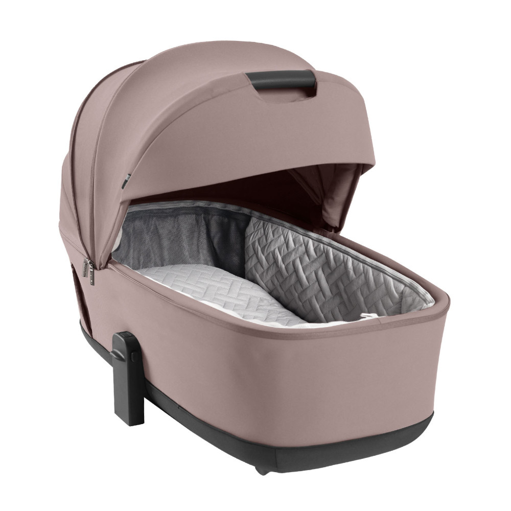 Carrello Ultra CRL-6527 - легкая детская коляска 2в1, термолюлька, телескопическая ручка, регулируемые по высоте люлька и сиденье, с автокреслом для новорожденного Carrello Nova (0 - 15 месяцев / 40 - 87 см)  • Warm Beige