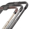 Carrello Ultra CRL-6527 - легка дитяча коляска 3в1, термолюлька, телескопічна ручка, регульовані по висоті люлька і сидіння, з автокріслом для новонародженого Carrello Nova (0 - 15 місяців / 40 - 87 см) • Ice Grey