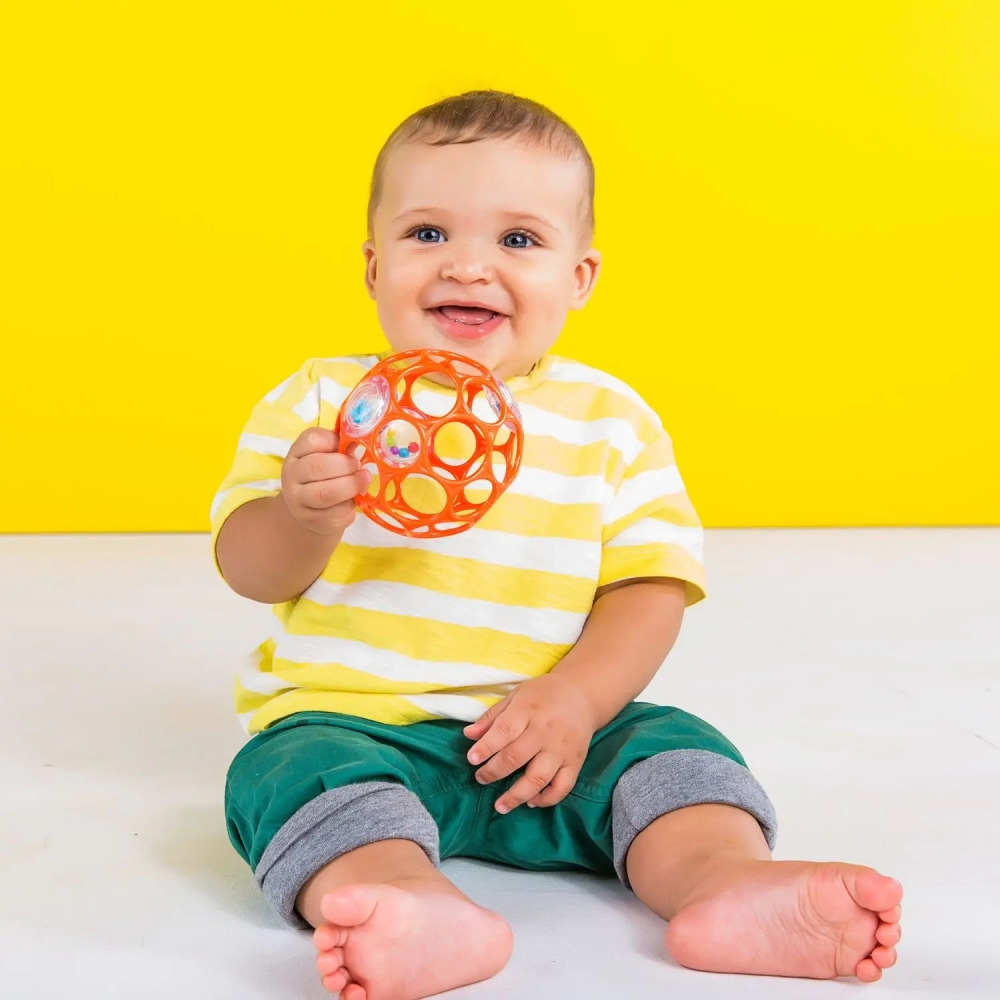 Bright Starts Oball Rattle - іграшка-брязкальце • Red