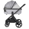 Carrello Ultimo CRL-6528 - детская универсальная коляска 2в1, коляска с обновлённой люлькой, регулировка высоты люльки и прогулочного блока, всесезонная коляска • Arctic Grey