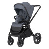 Carrello Ultimo CRL-6528 - детская универсальная коляска 2в1, коляска с обновлённой люлькой, регулировка высоты люльки и прогулочного блока, всесезонная коляска • Cool Grey