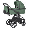 Carrello Ultimo CRL-6528 - дитяча універсальна коляска 2в1, коляска з оновленою люлькою, регулювання висоти люльки та прогулянкового блоку, всесезонний візок • Fern Green