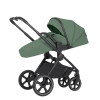 Carrello Ultimo CRL-6528 - дитяча універсальна коляска 2в1, коляска з оновленою люлькою, регулювання висоти люльки та прогулянкового блоку, всесезонний візок • Fern Green
