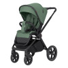 Carrello Ultimo CRL-6528 - дитяча універсальна коляска 2в1, коляска з оновленою люлькою, регулювання висоти люльки та прогулянкового блоку, всесезонний візок • Fern Green