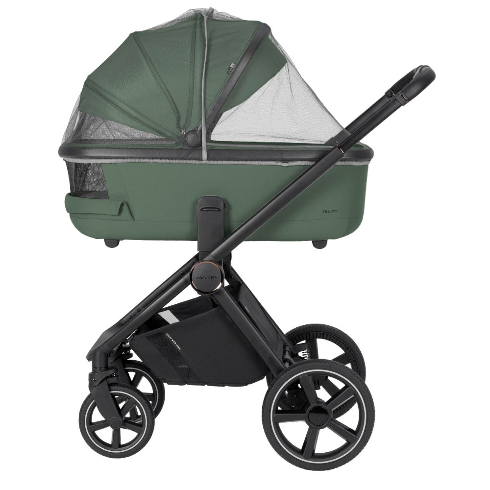 Carrello Ultimo CRL-6528 - дитяча універсальна коляска 2в1, коляска з оновленою люлькою, регулювання висоти люльки та прогулянкового блоку, всесезонний візок • Fern Green Carrello Ultimo CRL-6528 - дитяча універсальна коляска 2в1, коляска з оновленою люлькою, регулювання висоти люльки та прогулянкового блоку, всесезонний візок • Fern Green