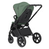 Carrello Ultimo CRL-6528 - дитяча універсальна коляска 2в1, коляска з оновленою люлькою, регулювання висоти люльки та прогулянкового блоку, всесезонний візок • Fern Green
