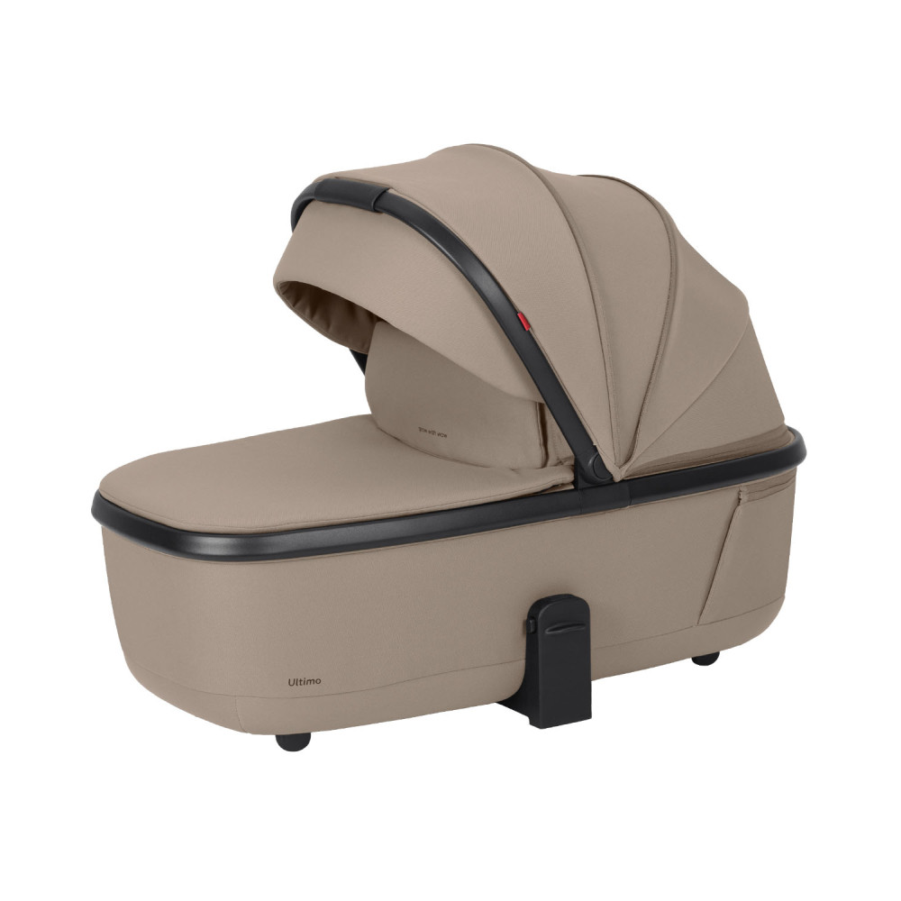 Carrello Ultimo CRL-6528 - дитяча універсальна коляска 2в1, коляска з оновленою люлькою, регулювання висоти люльки та прогулянкового блоку, всесезонний візок • Pearl Beige