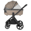 Carrello Ultimo CRL-6528 - дитяча універсальна коляска 2в1, коляска з оновленою люлькою, регулювання висоти люльки та прогулянкового блоку, всесезонний візок • Pearl Beige
