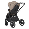 Carrello Ultimo CRL-6528 - дитяча універсальна коляска 2в1, коляска з оновленою люлькою, регулювання висоти люльки та прогулянкового блоку, всесезонний візок • Pearl Beige