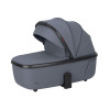 Carrello Ultimo CRL-6528 - детская универсальная коляска 3в1, коляска с обновлённой люлькой, регулировка высоты люльки и прогулочного блока, всесезонная коляска, с автокреслом для новорожденного Carrello Nova (0 - 15 месяцев / 40 - 87 см) • Cool Grey