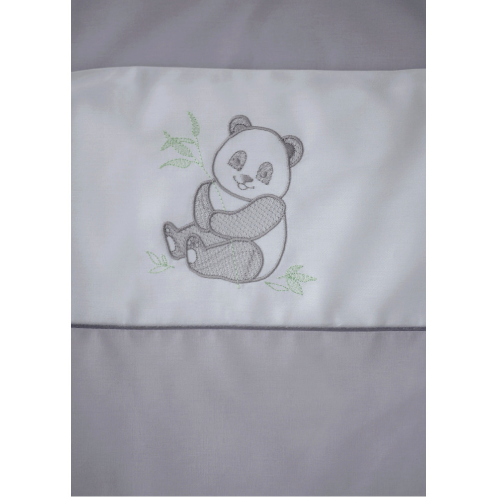 Постельный комплект для кроватки Baby Veres Панда 90х110/40х60 (153.1.36) Постельный комплект для кроватки Baby Veres Панда 90х110/40х60 (153.1.36)