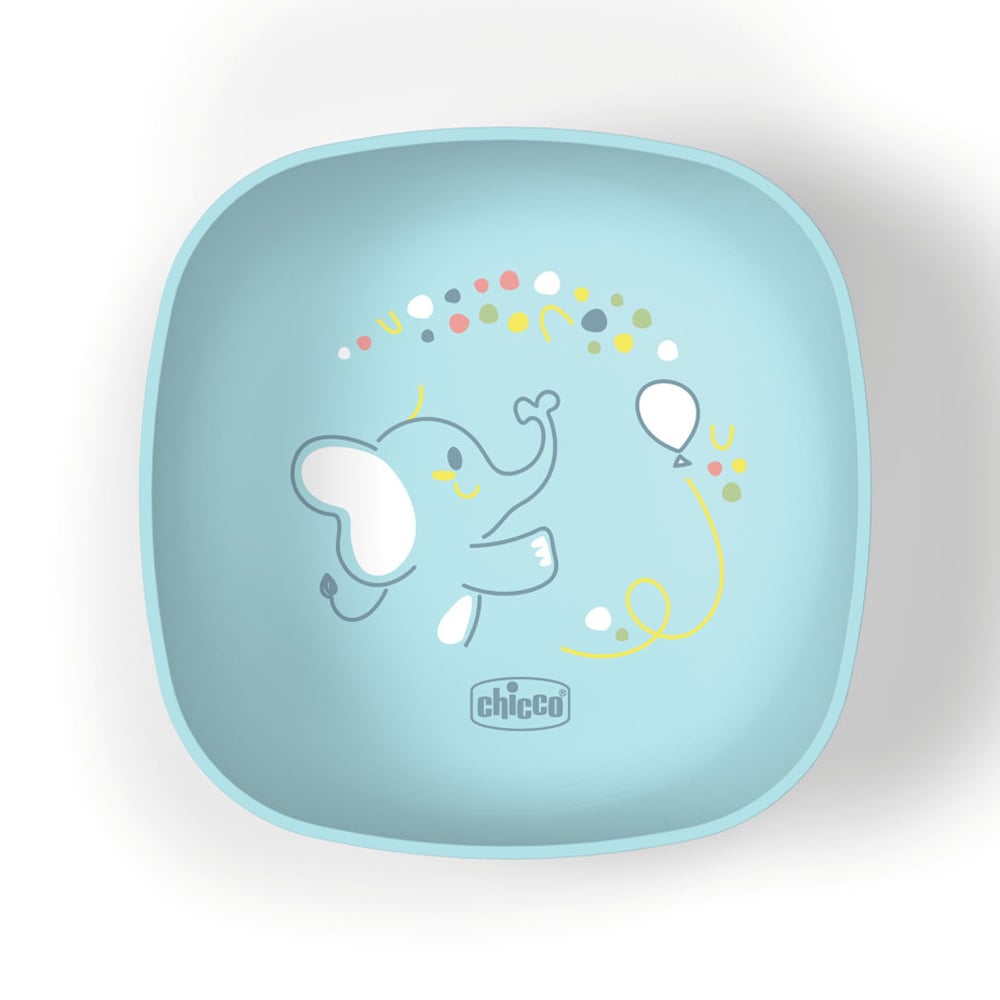 Набір тарілок Chicco Dish Set 12м+ 2 шт Блакитний