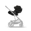 Cybex Balios S Lux - универсальная коляска 3в1 с раскладным автокреслом для новорождённого Cybex Cloud G (от рождения до 15 месяцев / 40 - 87 см) • BLK Moon Black