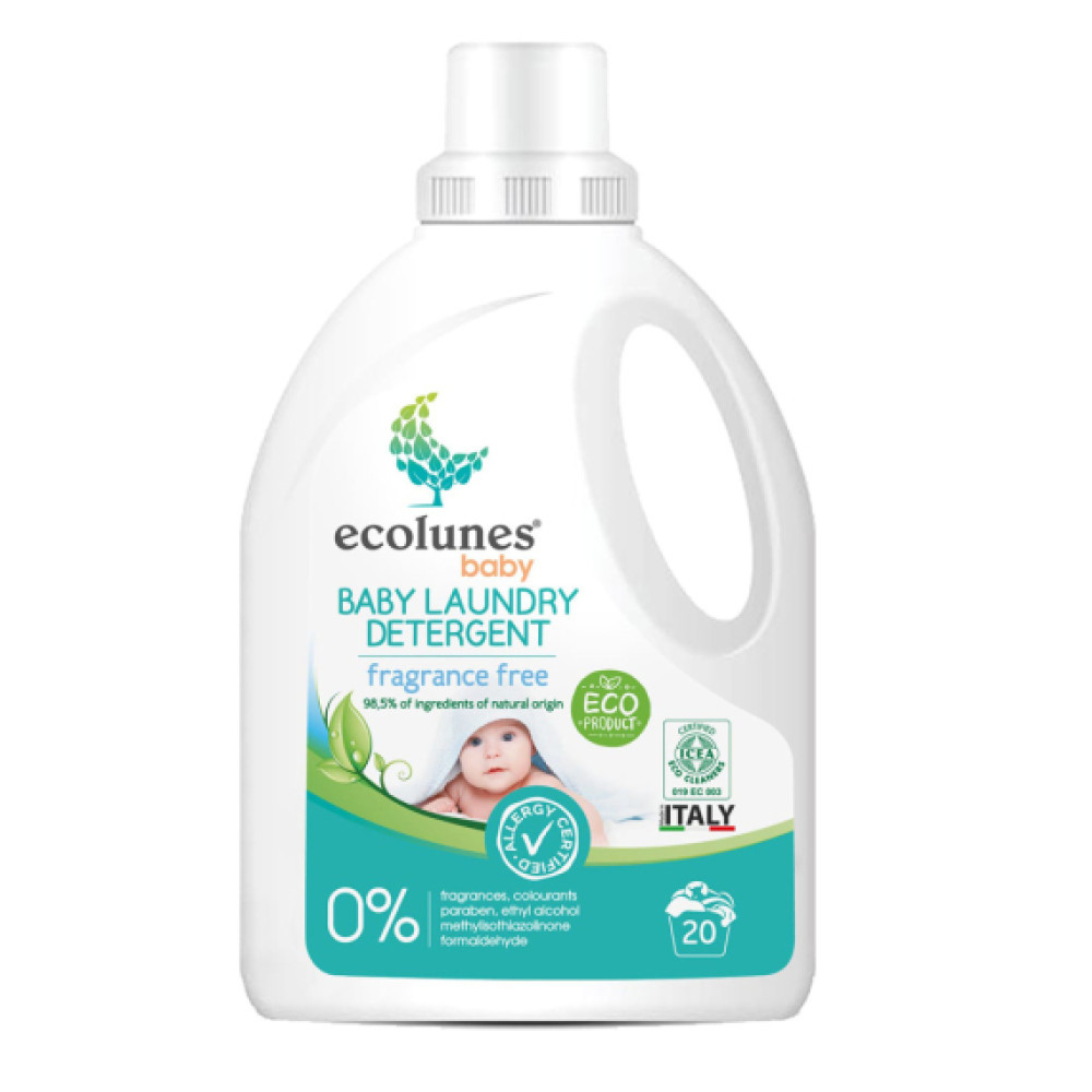 Органическое средство для стирки детских вещей ECOLUNES Без запаха, 1 л (E0223)