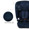 Kinderkraft FIX2GO i-Size - автокресло для детей (от 15 месяцев до 12 лет / 76 - 150 см), электронный датчик крепления SAFERIDE SENSOR, высококачественные материалы с технологией AIR FLOW, функция сна • Navy (KCFI2GO0NAV0000)