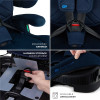 Kinderkraft FIX2GO i-Size - автокресло для детей (от 15 месяцев до 12 лет / 76 - 150 см), электронный датчик крепления SAFERIDE SENSOR, высококачественные материалы с технологией AIR FLOW, функция сна • Navy (KCFI2GO0NAV0000)