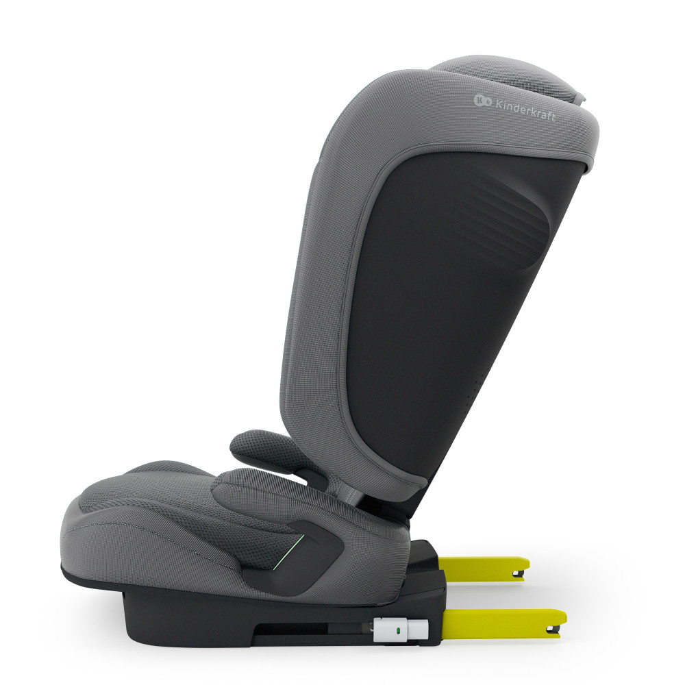 Kinderkraft Unity 2 i-Size - детское автокресло (от 3.5 до 12 лет / 100 - 150 см) • Grey (KCUNIT02GRY0000)