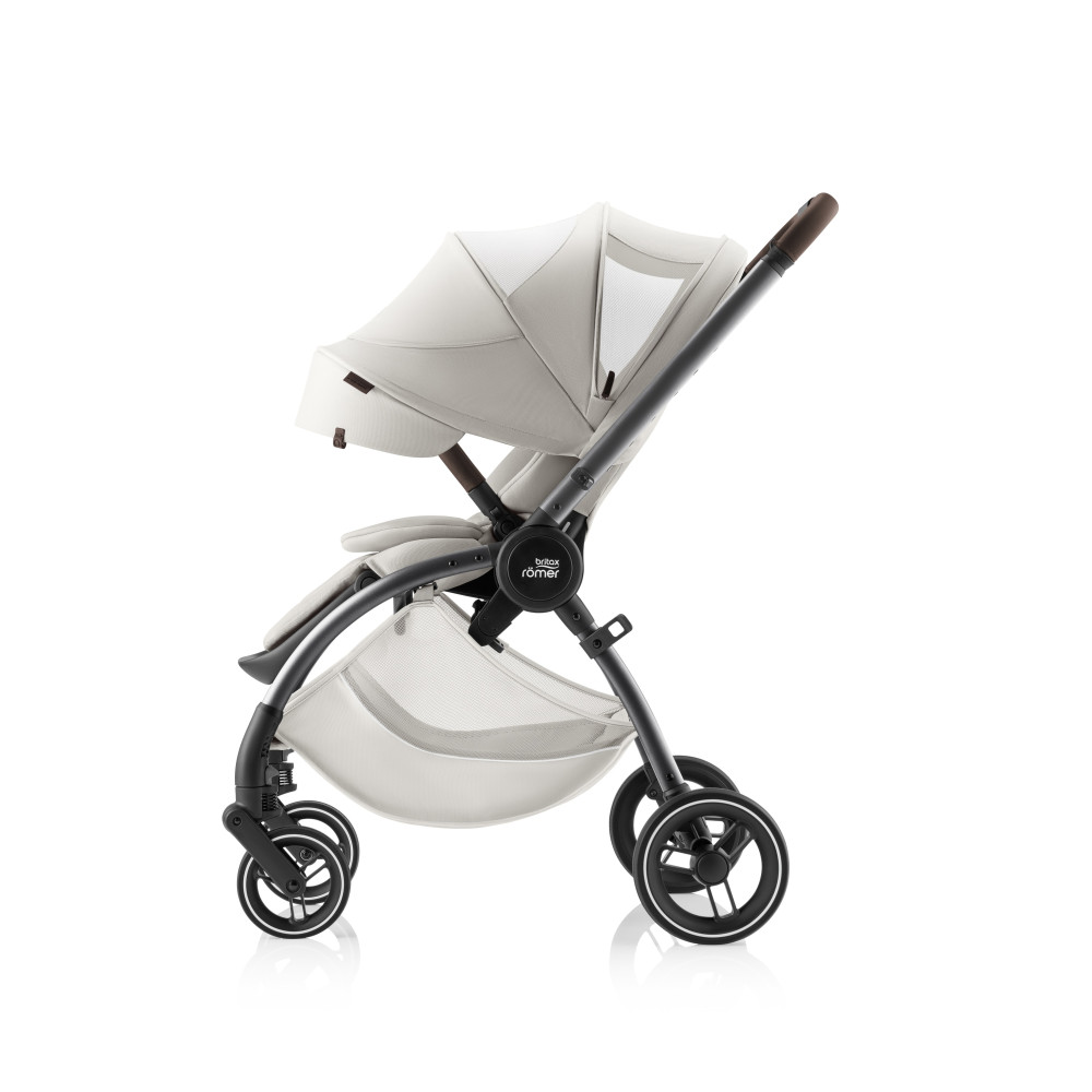 Britax Romer Rio - всесезонна прогулянкова коляска, легка рама, безкамерні шини • Soft Taupe