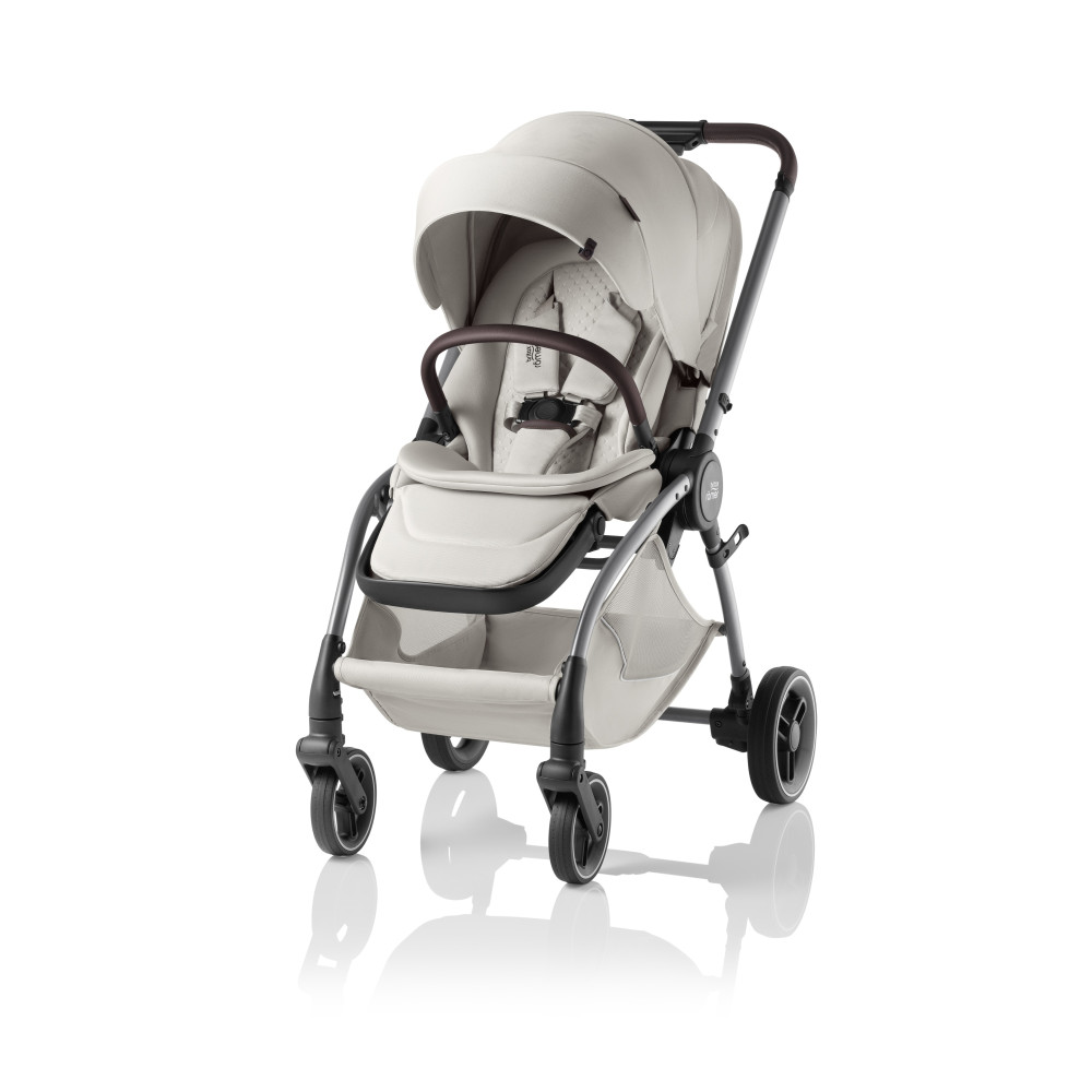 Britax Romer Rio - всесезонна прогулянкова коляска, легка рама, безкамерні шини • Soft Taupe