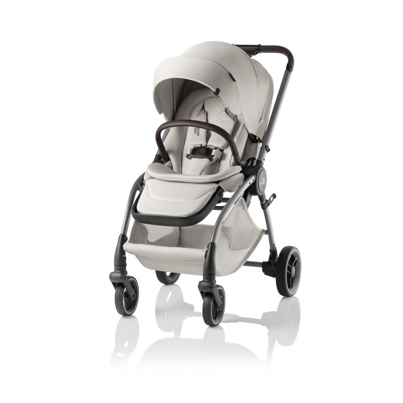 Britax Romer Rio - всесезонна прогулянкова коляска, легка рама, безкамерні шини • Soft Taupe