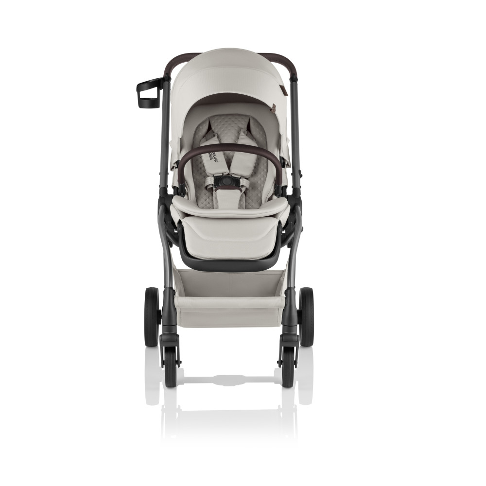 Britax Romer Rio - всесезонна прогулянкова коляска, легка рама, безкамерні шини • Soft Taupe