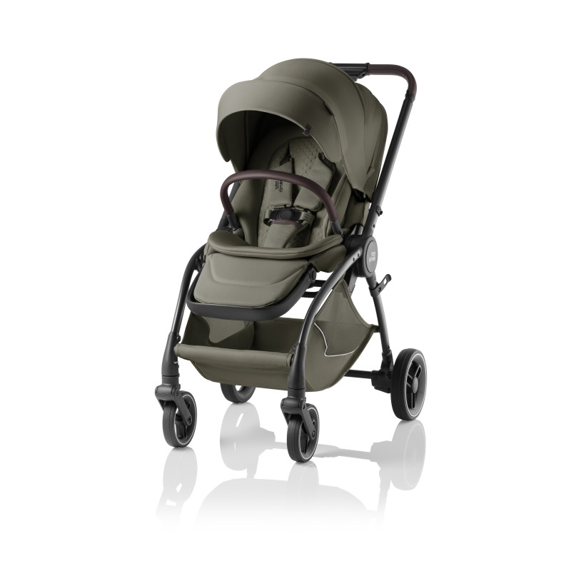 Britax Römer Rio - всесезонная прогулочная коляска, лёгкая рама, бескамерные шины • Urban Olive