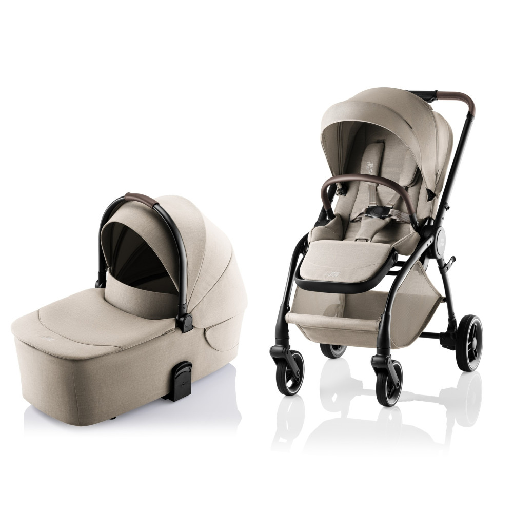 Britax Romer Rio - всесезонна універсальна коляска 2в1, легка рама, безкамерні шини • Teak