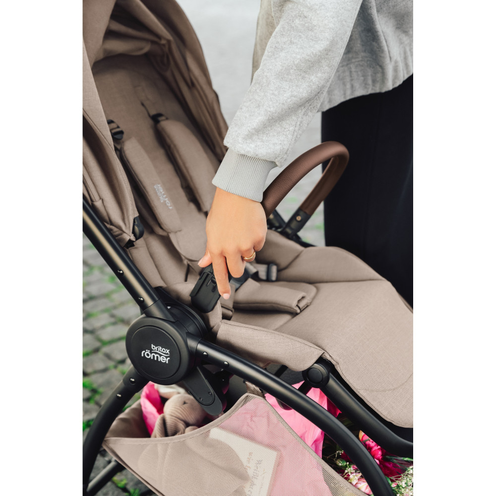Britax Romer Rio - всесезонна універсальна коляска 2в1, легка рама, безкамерні шини • Teak