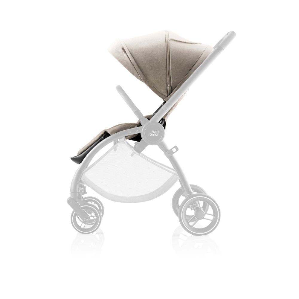 Britax Romer Rio - всесезонна універсальна коляска 2в1, легка рама, безкамерні шини • Teak