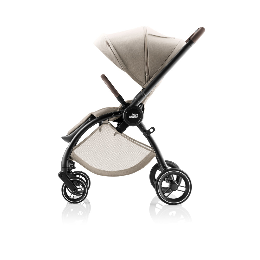 Britax Romer Rio - всесезонна універсальна коляска 2в1, легка рама, безкамерні шини • Teak