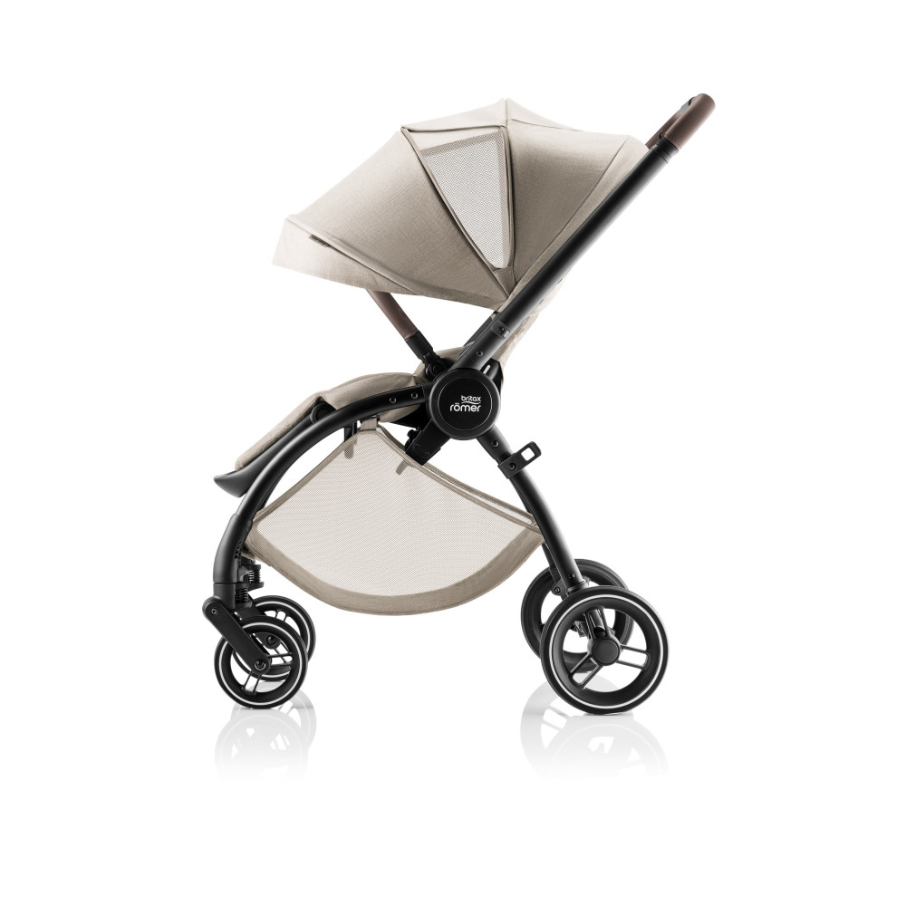 Britax Romer Rio - всесезонна універсальна коляска 2в1, легка рама, безкамерні шини • Teak