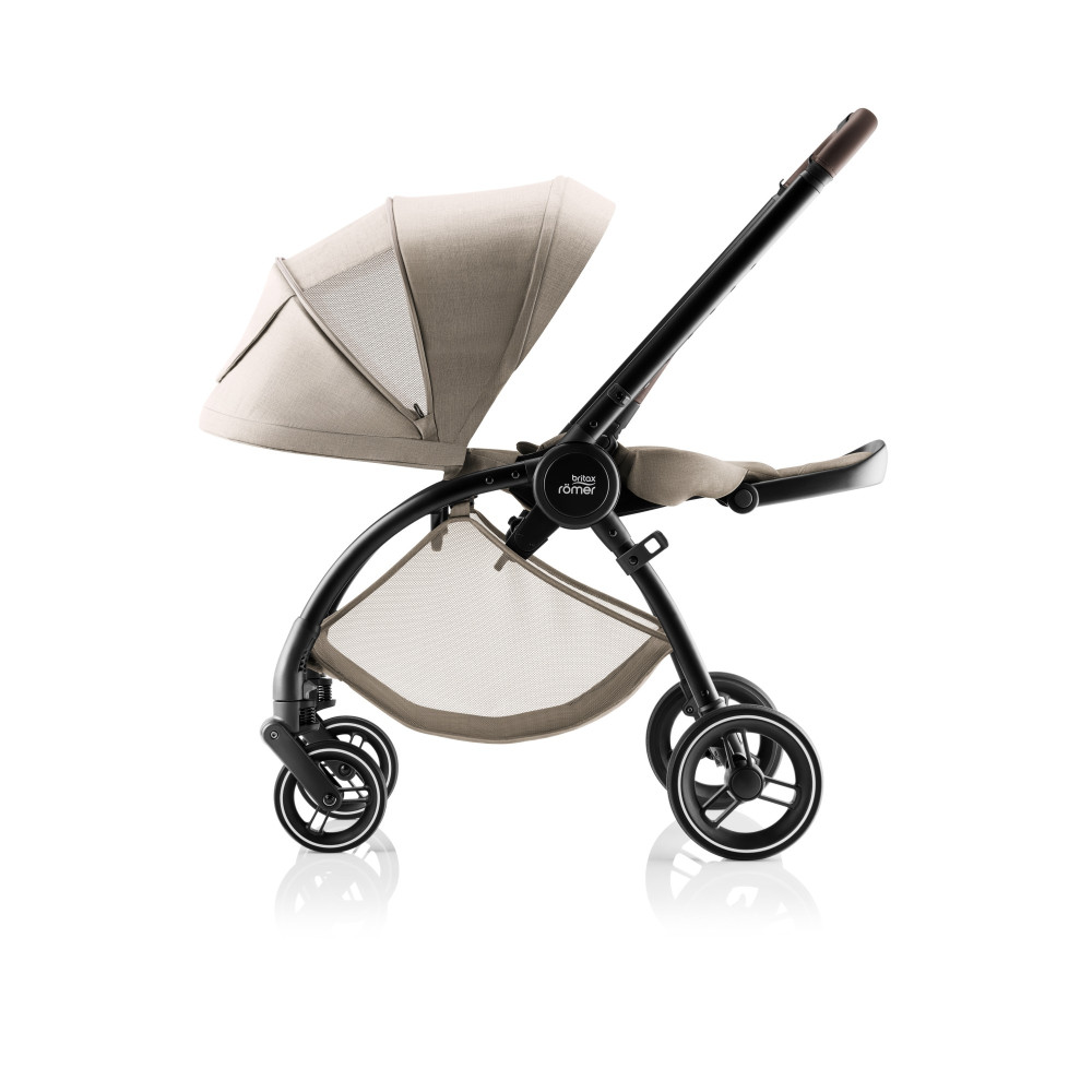 Britax Romer Rio - всесезонна універсальна коляска 2в1, легка рама, безкамерні шини • Teak