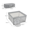 Kinderkraft Ziki - детский манеж • Grey (KLZIKI00GRY0000)