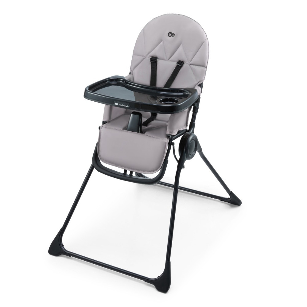 Kinderkraft Binci - дитячий стільчик для годування • Grey (KHBINC00GRY0000)