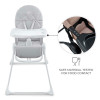 Kinderkraft Binci - дитячий стільчик для годування • Light Grey (KHBINC00LGR0000)
