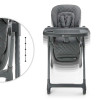 Kinderkraft Tulo - стільчик для годування 3в1 • Grey (KHTULO00GRY0000)
