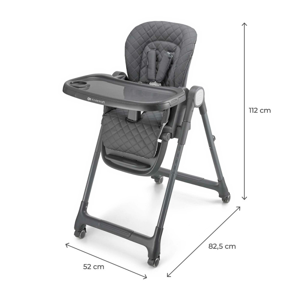 Kinderkraft Tulo - стільчик для годування 3в1 • Grey (KHTULO00GRY0000) Kinderkraft Tulo - стільчик для годування 3в1 • Grey (KHTULO00GRY0000)