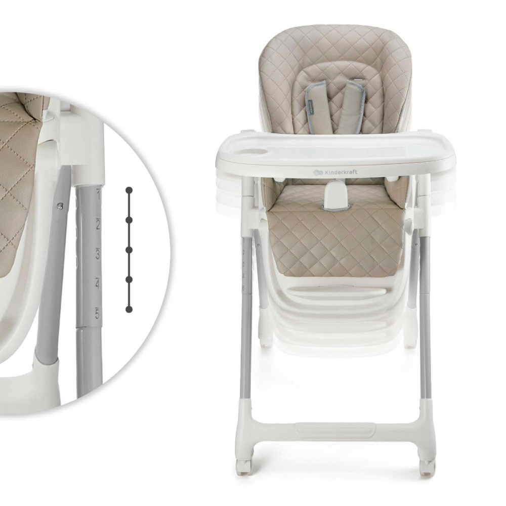 Kinderkraft Tulo - стільчик для годування 3в1 • Beige (KHTULO00BEG0000) Kinderkraft Tulo - стільчик для годування 3в1 • Beige (KHTULO00BEG0000)