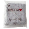 Lovely Svi 80x80 - дитячий рушник з капюшоном, муслін • Grey