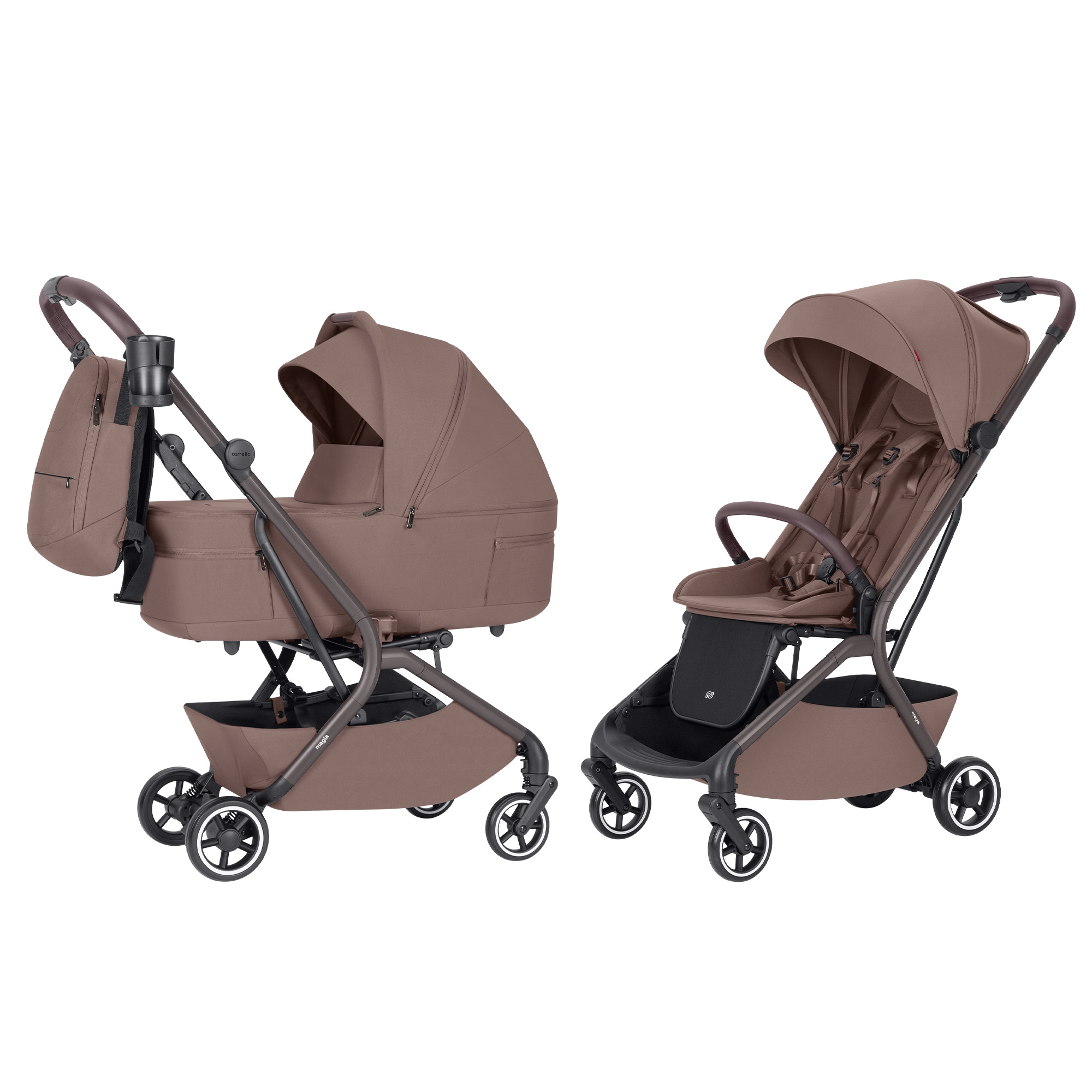 Carrello Magia 2025 Glace Pink легкая детская коляска 2в1 для