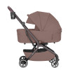 Carrello Magia CRL-6555 2025 - легка дитяча коляска 2в1 Каррелло Магія, компактний візок для подорожей, люлька складається разом із рамою, розмір ручної поклажі • Glace Pink