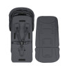 Carrello Magia CRL-6555 - легка дитяча коляска 2в1 Каррелло Магія, компактний візок для подорожей, люлька складається разом із рамою, розмір ручної поклажі • Elm Grey