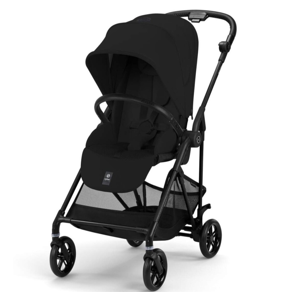 Прогулянкова коляска Cybex Melio (з бампером) Magic Black