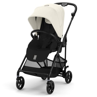 Прогулочная коляска Cybex Melio (с бампером) Canvas White