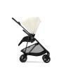 Прогулочная коляска Cybex Melio (с бампером) Canvas White